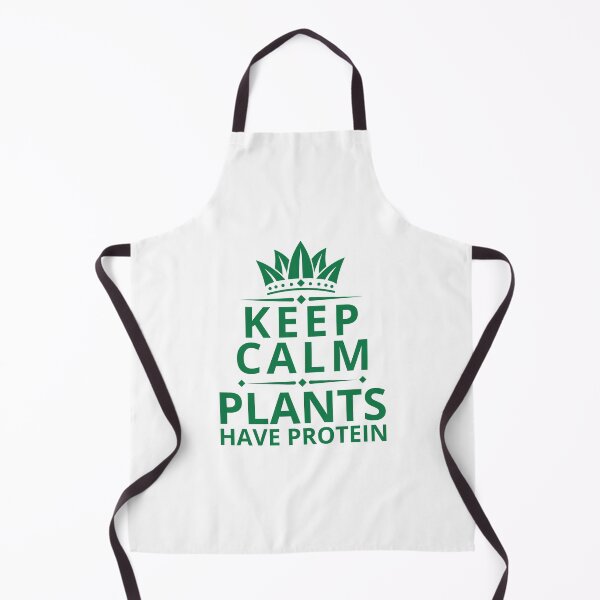 Artikelvorschau, Ruhe bewahren, Pflanzen haben Protein – Lustiges vegetarisches und veganes Protein entworfen und verkauft von gunaone-design.