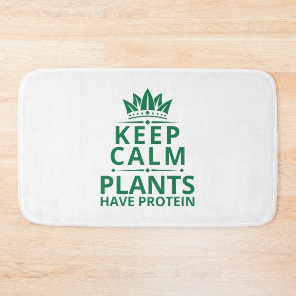 Item preview, Keep Calm Plants Have Protein - Funny Vegetarian Vegan Protein designed and sold by gunaone-design.