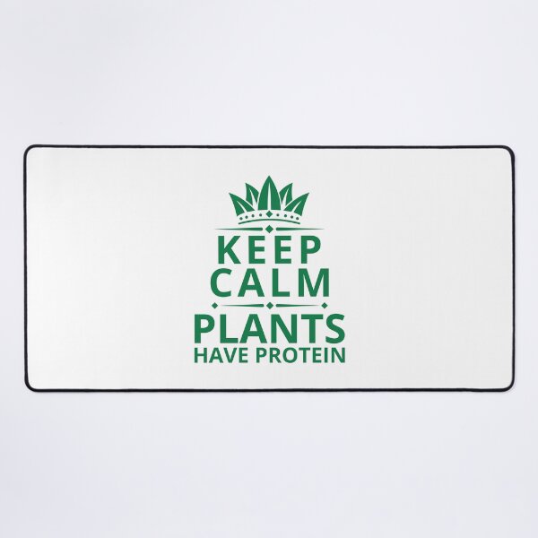 Item preview, Keep Calm Plants Have Protein - Funny Vegetarian Vegan Protein designed and sold by gunaone-design.