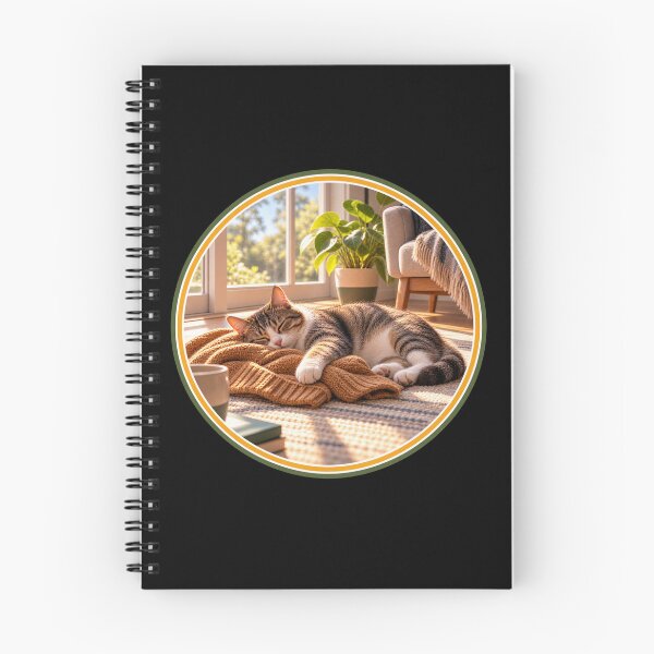Item preview, The Favorite Spot — Sleeping Cat designed and sold by QuietSpark.