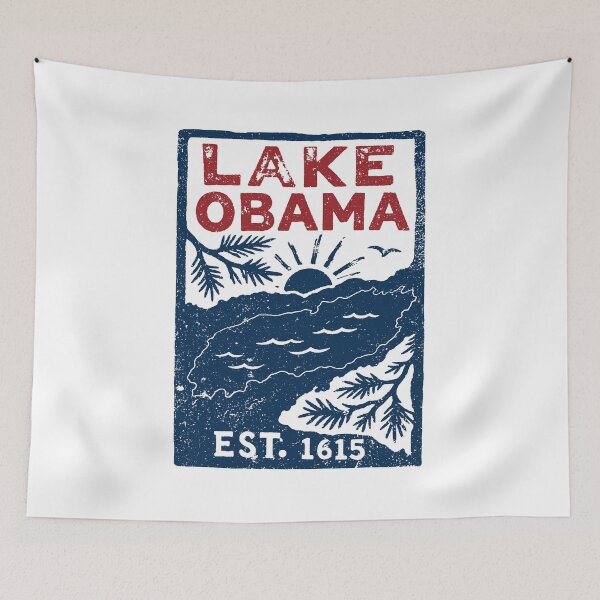 Item preview, Lake Obama Est 1615 Vintage Great Lakes designed and sold by gunaone-design.