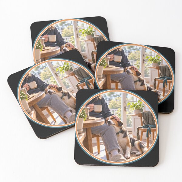 Item preview, The Morning Ritual — Coffee and Dog designed and sold by QuietSpark.