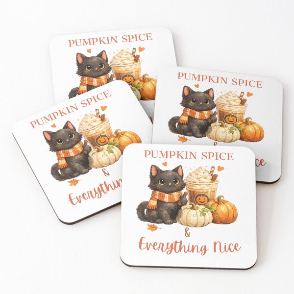 Item preview, Pumpkin Spice and Everything Nice Kitty designed and sold by charmshop.