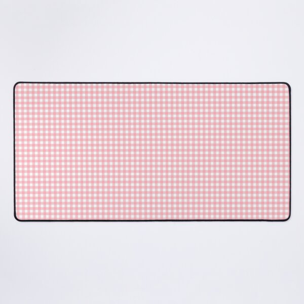Item preview, Sweet 60s Gingham in White and Petal Pink designed and sold by YesterdayColl.