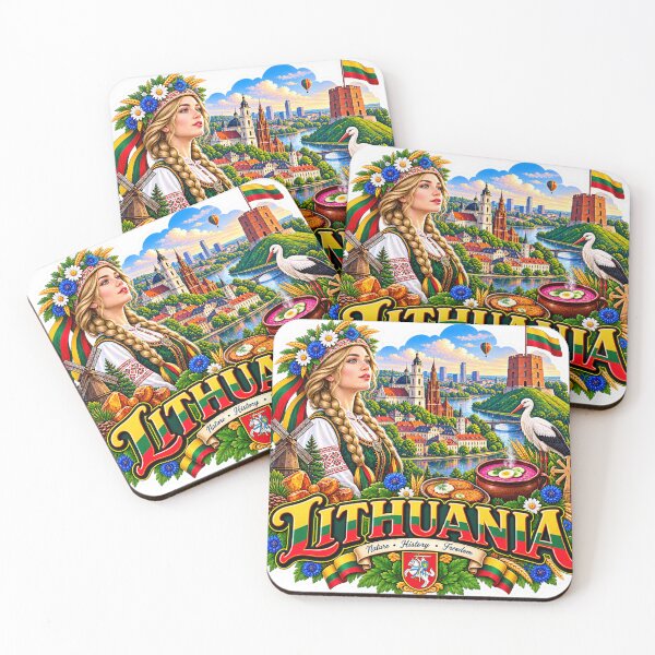 Item preview, Lithuania Heritage Sticker | Lietuva Folk Culture & Nature Sticker designed and sold by alexcorporation.