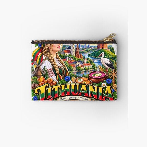 Item preview, Lithuania Heritage Sticker | Lietuva Folk Culture & Nature Sticker designed and sold by alexcorporation.