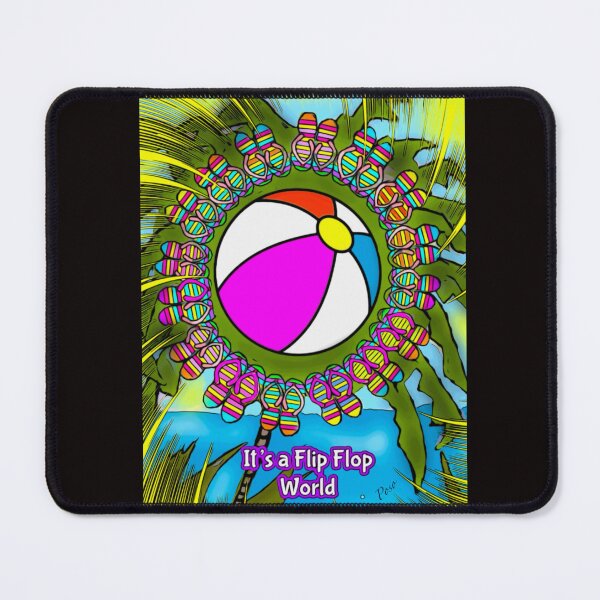 Item preview, It’s a Flip Flop World designed and sold by mjpgraphics-13.