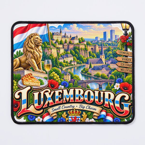 Item preview, Luxembourg Travel Sticker | Small Country Big Charm Lion Crest Sticker designed and sold by alexcorporation.