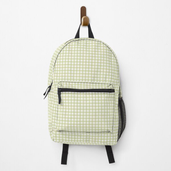 Item preview, Sweet 60s Gingham in White and Key Lime designed and sold by YesterdayColl.