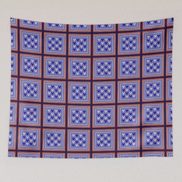 Item preview, Hidden Mickey Quilt in Red White and Blue designed and sold by PrissDodrill-86.