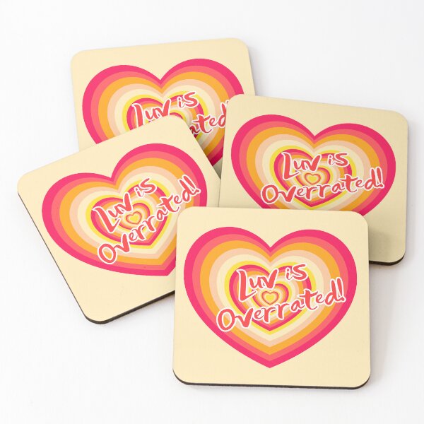Item preview, Luv is Overrated!! designed and sold by REALiTY WiTHiN.