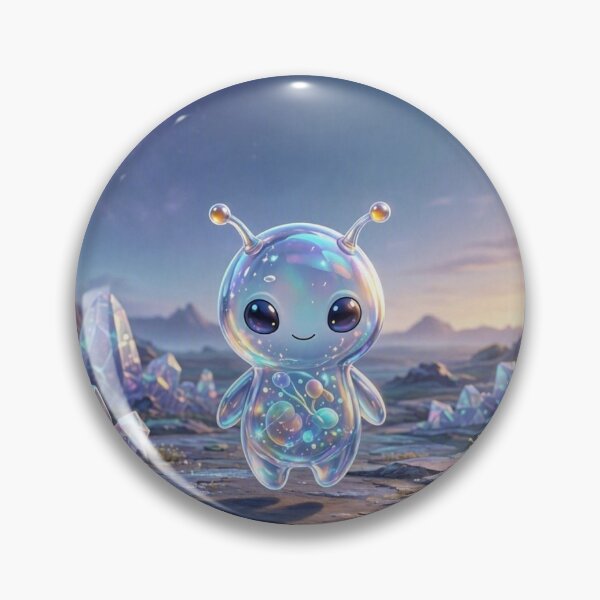 Item preview, Meet Medanix: The Cutest Iridescent Alien - New Aesthetic Collection designed and sold by Breezes-of-Ida.