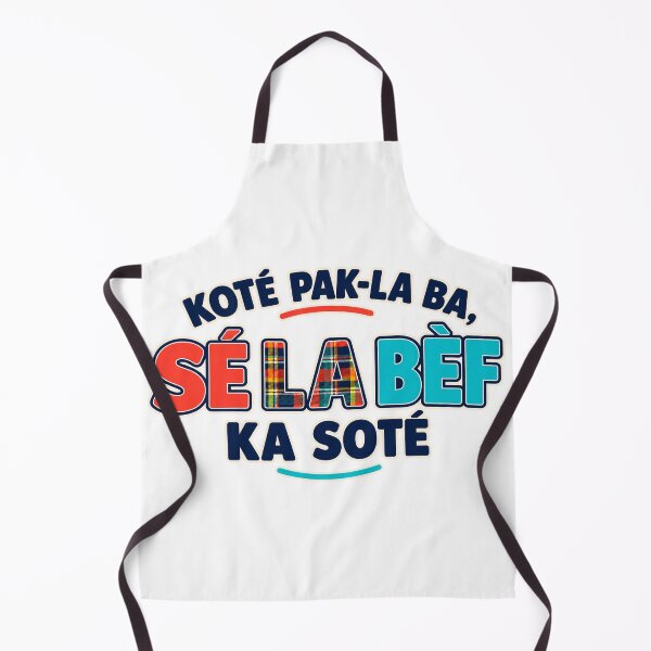 Item preview, KOTÉ PAK-LA BA, SÉ LA BÈF KA SOTÉ — Saint Lucian Kwéyòl Proverb designed and sold by CaribChroma.