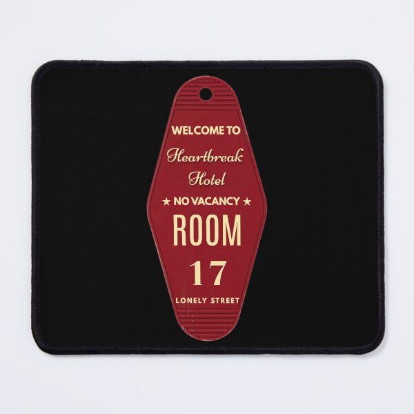 Item preview, Heartbreak Hotel Vintage Motel Keychain Retro Aesthetic designed and sold by UnripeAlmond.
