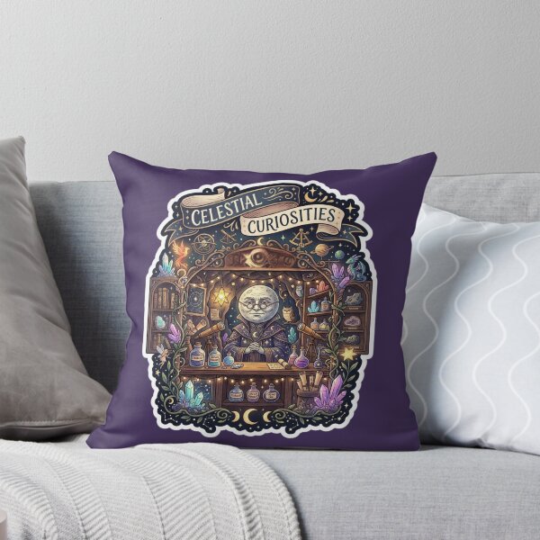Item preview, Celestial Curiosities Moon Shop Cozy Nook  designed and sold by aliyeus.