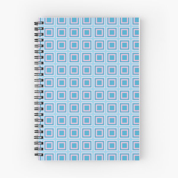 Item preview, Mid Mod Square Tiles in Blue and Pink designed and sold by YesterdayColl.