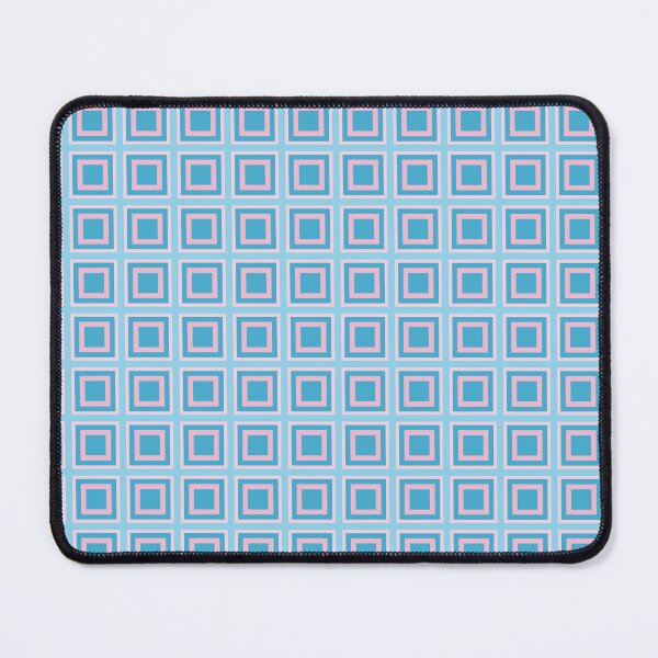 Item preview, Mid Mod Square Tiles in Blue and Pink designed and sold by YesterdayColl.
