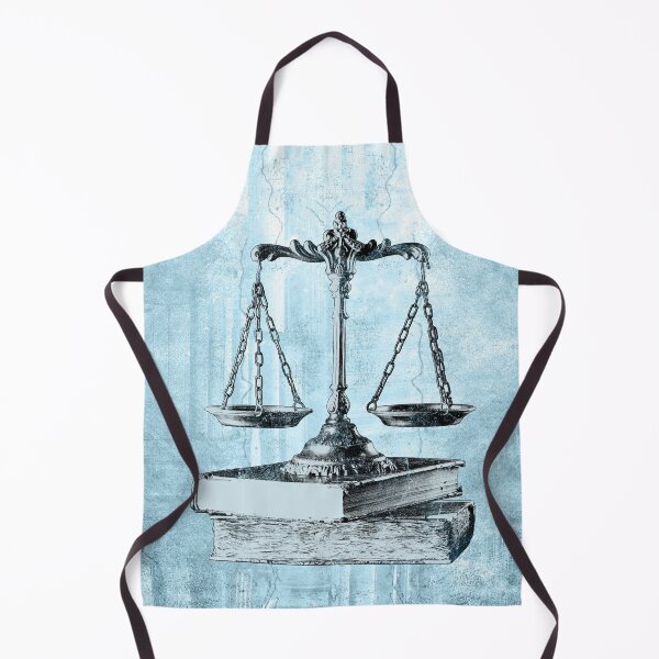 Item preview, Blue Scales of Justice on Law Books designed and sold by Ghoul Enterprises.
