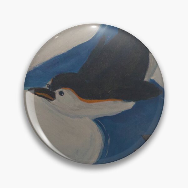 Item preview, Acrylic King Penguin Painting  designed and sold by WilesNailsPower.