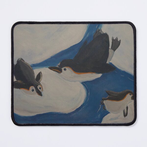Item preview, Acrylic King Penguin Painting  designed and sold by WilesNailsPower.