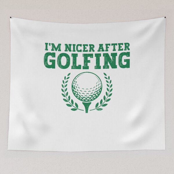 Item preview, Funny Golfer - I'm Nicer After Golfing designed and sold by gunaone-design.