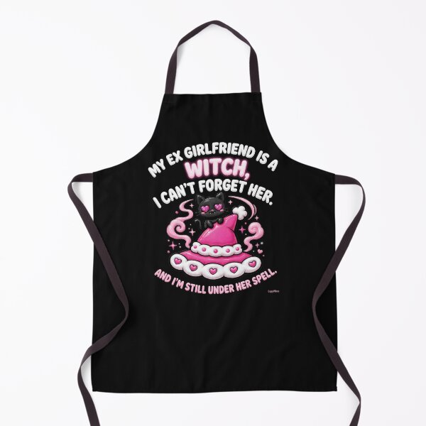 Item preview, My Girlfriend Is A Witch, I Can't Forget Her Funny Sarcastic Quote designed and sold by CopyVibes.