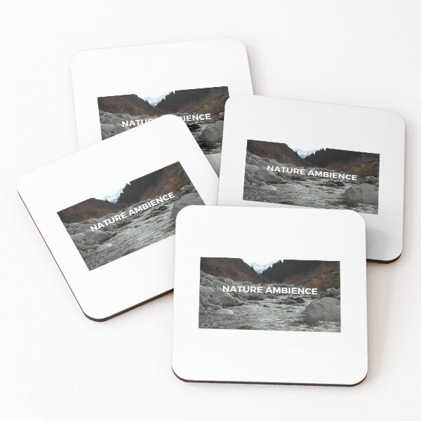 Item preview, Nature Ambience Rocky Mountain River Pine Forest Landscape designed and sold by ZestlyStore94.