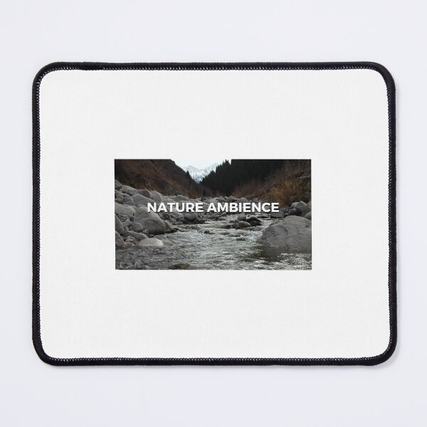 Item preview, Nature Ambience Rocky Mountain River Pine Forest Landscape designed and sold by ZestlyStore94.