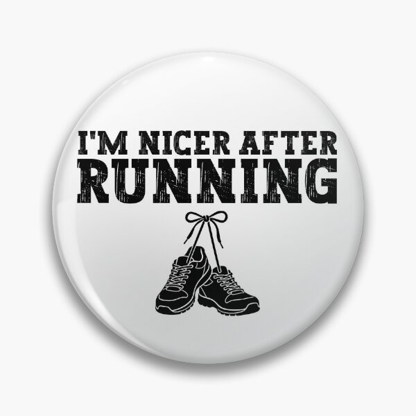 Item preview, I'm Nicer After Running - Funny Runner Gift designed and sold by gunaone-design.