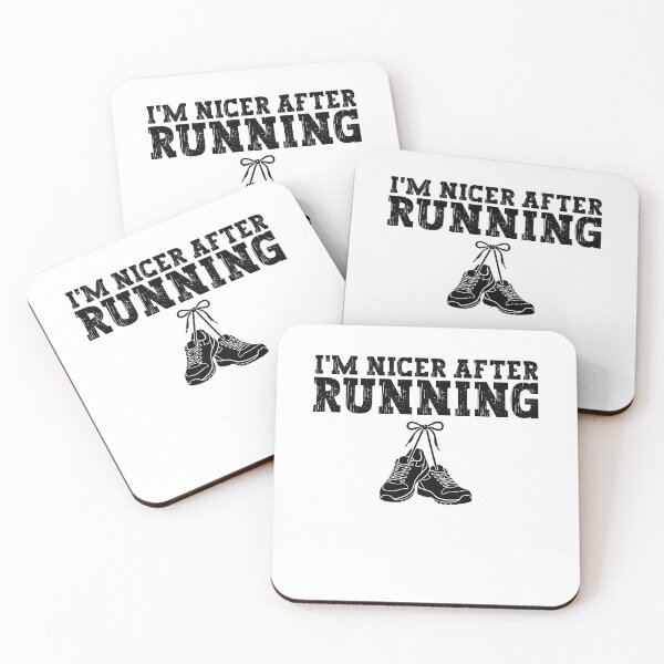 Item preview, I'm Nicer After Running - Funny Runner Gift designed and sold by gunaone-design.