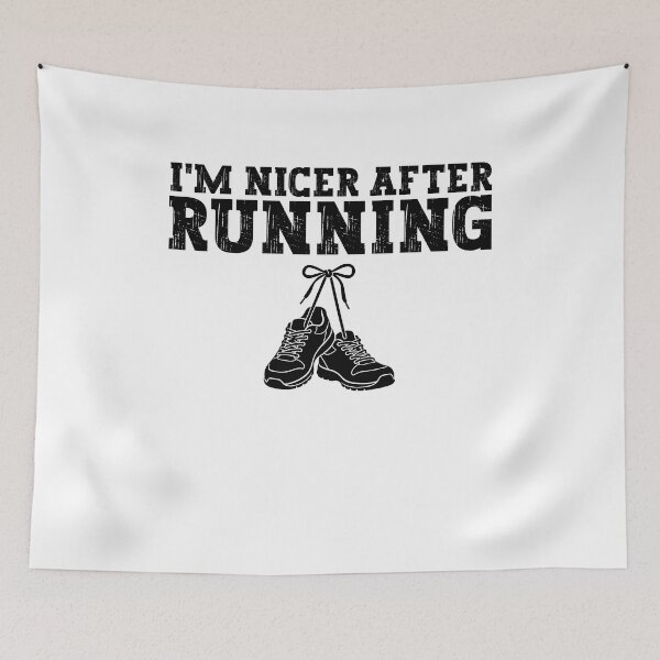 Item preview, I'm Nicer After Running - Funny Runner Gift designed and sold by gunaone-design.