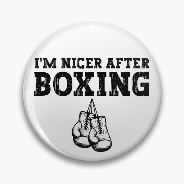 Item preview, I'm Nicer After Boxing - Funny Boxing Jokes designed and sold by gunaone-design.