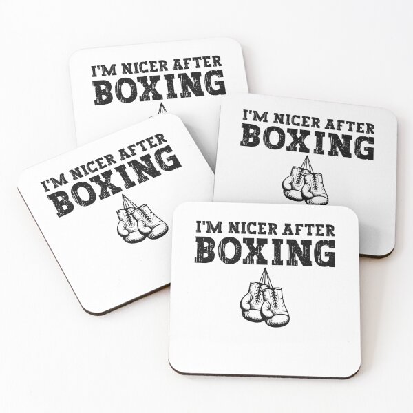 Item preview, I'm Nicer After Boxing - Funny Boxing Jokes designed and sold by gunaone-design.