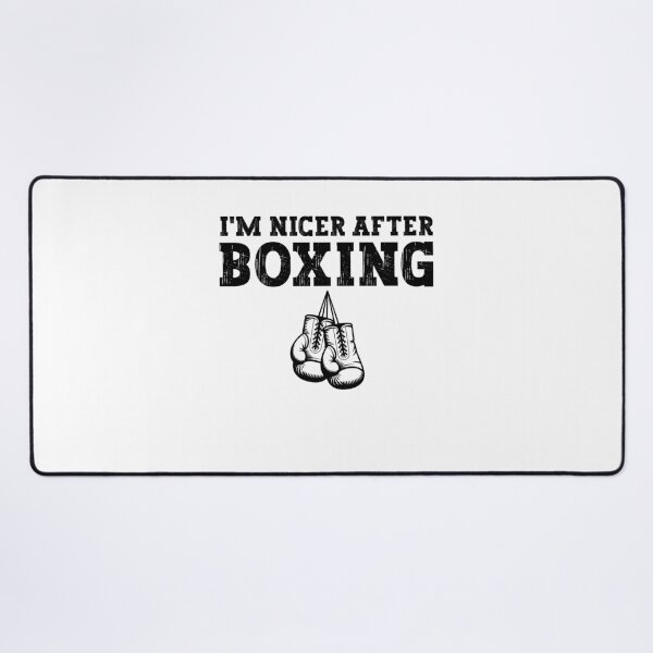 Item preview, I'm Nicer After Boxing - Funny Boxing Jokes designed and sold by gunaone-design.