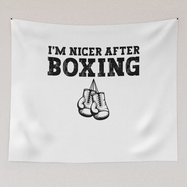 Item preview, I'm Nicer After Boxing - Funny Boxing Jokes designed and sold by gunaone-design.