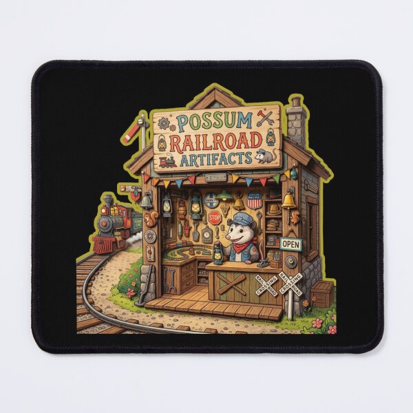 Item preview, Possum Railroad Artifacts Shop | Cute Woodland World | Cozy Train Station designed and sold by aliyeus.