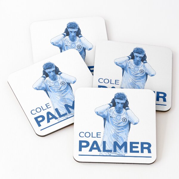 Artikelvorschau, Cole Palmer Cold Celebration Blue Edition – Chelsea FC Art entworfen und verkauft von qfa Originals.
