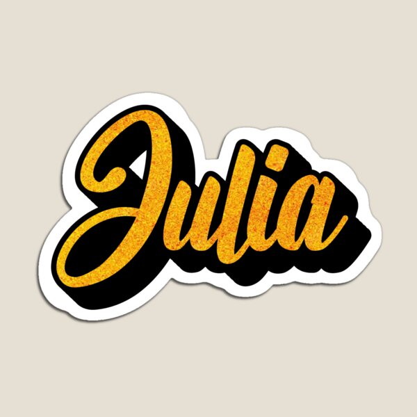 Item preview, Julia Personalized Name - Funny & Unique Custom Name Design designed and sold by Watsonarts.