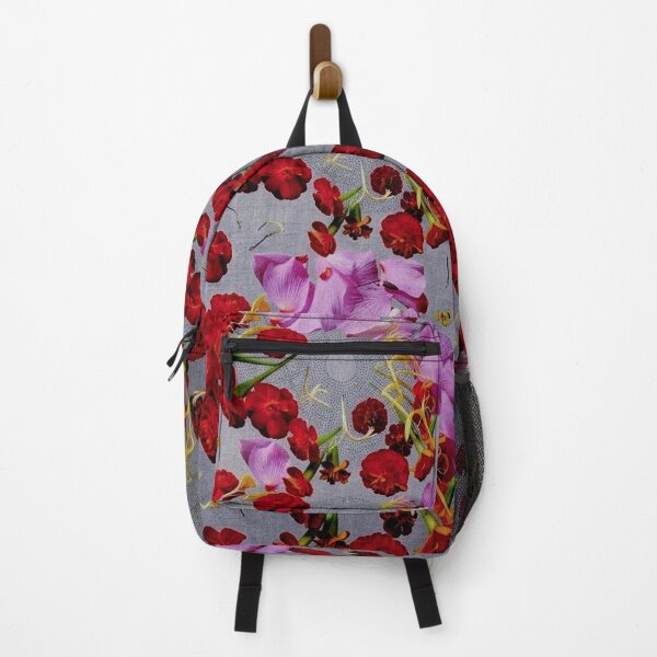 Item preview, Marigold • Rose of Sharon • Honeysuckle Botanical Pattern – Luxury Floral Textile Print designed and sold by LuxuryApparels.