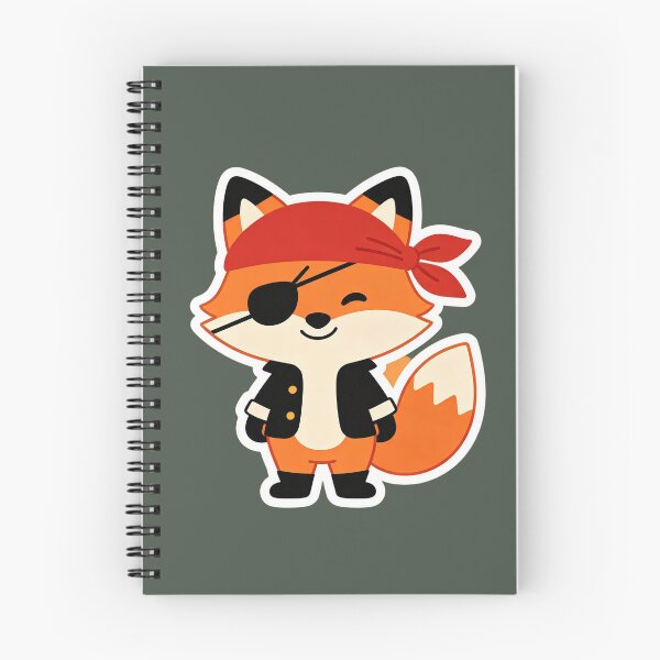Item preview, pirate fox designed and sold by mixoubraw.