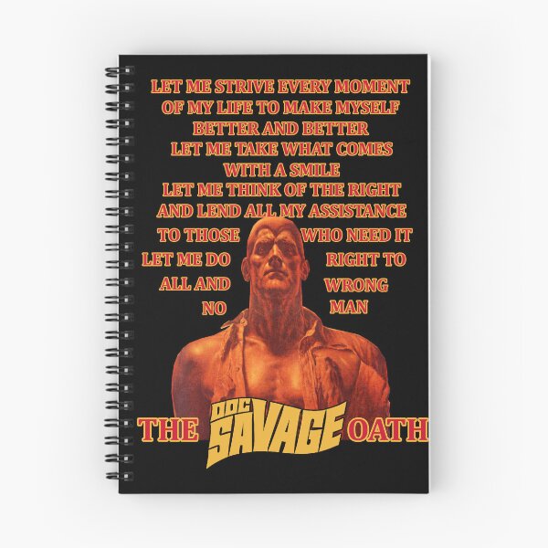 Item preview, The Doc Savage Oath [gold] designed and sold by red-leaf.