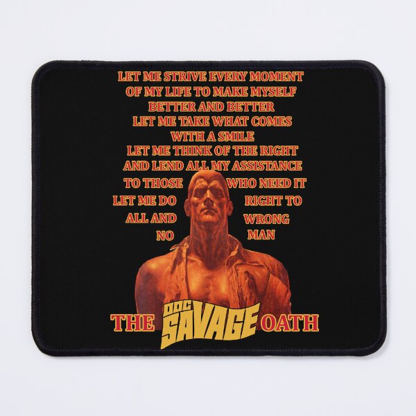 Item preview, The Doc Savage Oath [gold] designed and sold by red-leaf.
