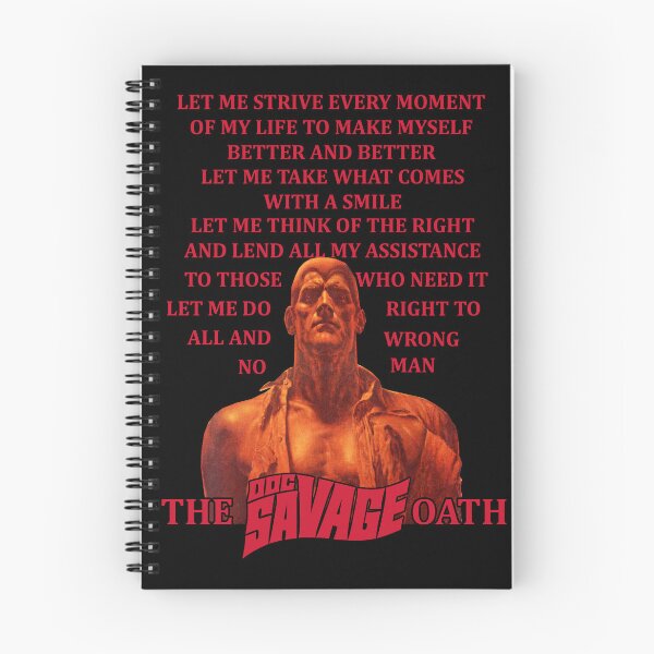 Item preview, The Doc Savage Oath [red] designed and sold by red-leaf.