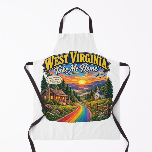 Artikelvorschau, West Virginia Take Me Home Rainbow Road entworfen und verkauft von Dresut.