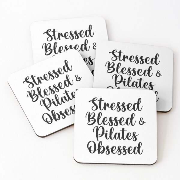 Item preview, Stressed Blessed And Pilates Obsessed designed and sold by gunaone-design.