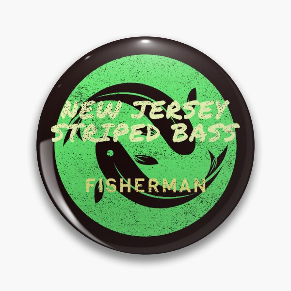 Item preview, NEW JERSEY STRIPED BASS FISHERMAN designed and sold by JamiesLocker.