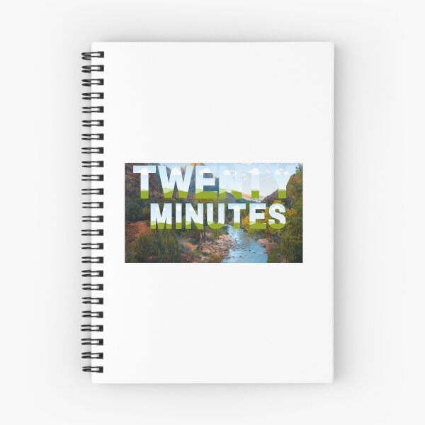 Item preview, Twenty Minutes Red Rock Canyon River Mountain Landscape designed and sold by ZestlyStore94.