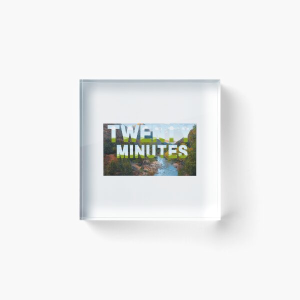 Item preview, Twenty Minutes Red Rock Canyon River Mountain Landscape designed and sold by ZestlyStore94.