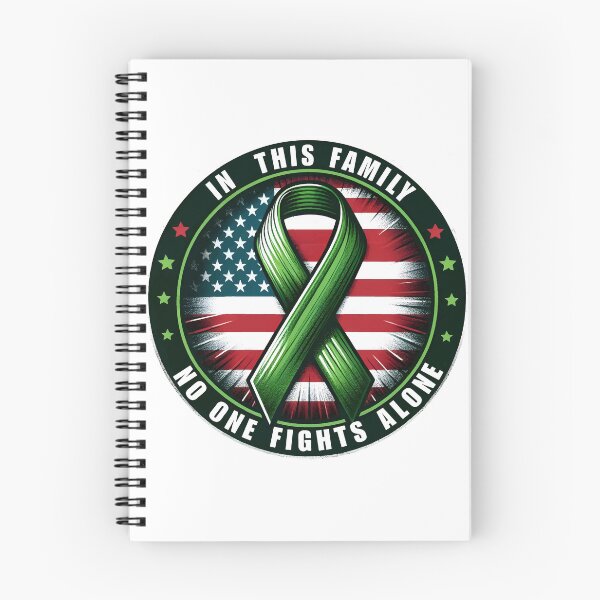 Item preview, In This Family No One Fights Alone Green Ribbon Family Support designed and sold by ARTES-T-INO.