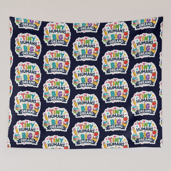 Item preview, tiny humans big dreams teacher  designed and sold by OCD_JESSICA.
